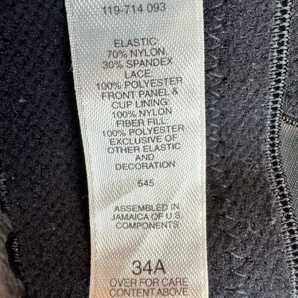 Victoria's Secret Lace Bustier Top Black Size 34A - Picture 10 of 11